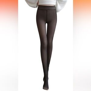 Thin Fleece Lined Tights